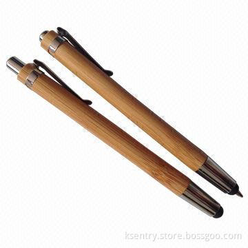 2-in-1 Multi-bamboo Touch Pen Stylus for iPad/iPad Mini and Tablet PC Capacitive Screen